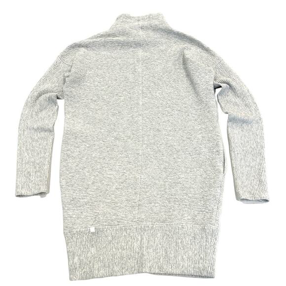Lululemon Rib Dress Sweatshirt Size 4 Call for Cozy Gray Cotton High Neck - Picture 5 of 9